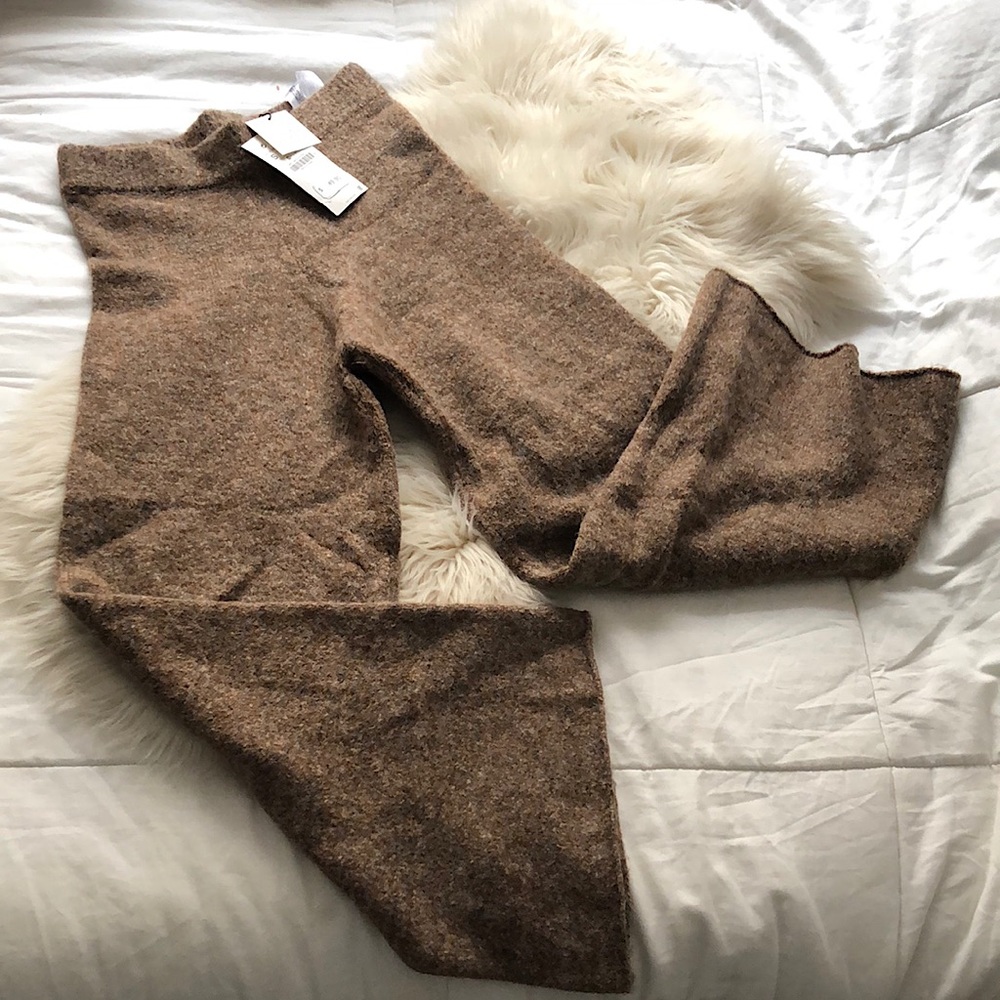 ZARA New cozy wide leg pants